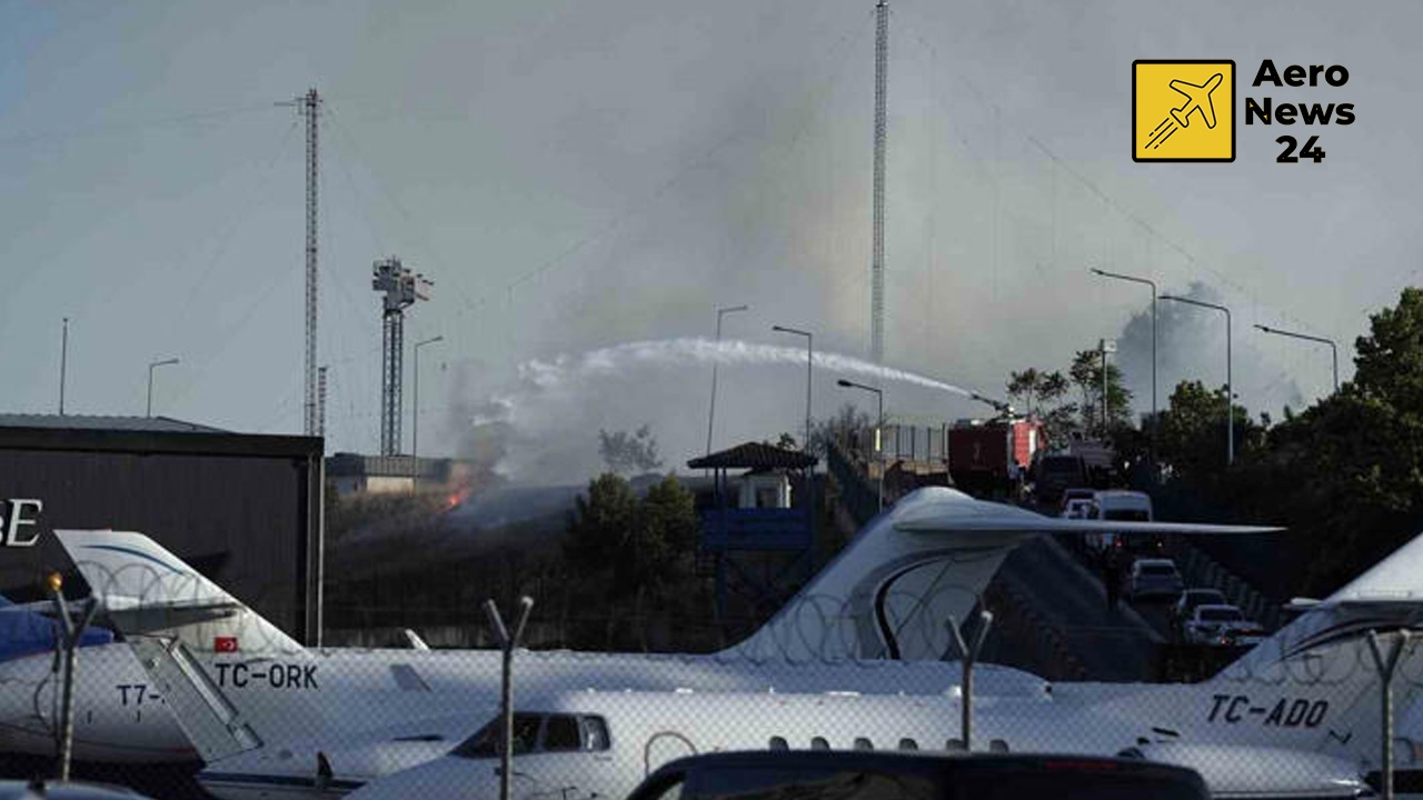 Pánico por incendio en el aeropuerto Ataturk