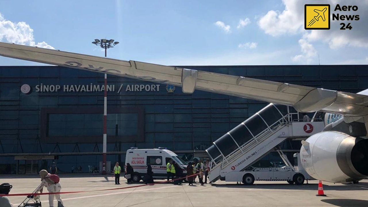 Turkish Airlines-Flug Sinop-Istanbul trifft Schakal