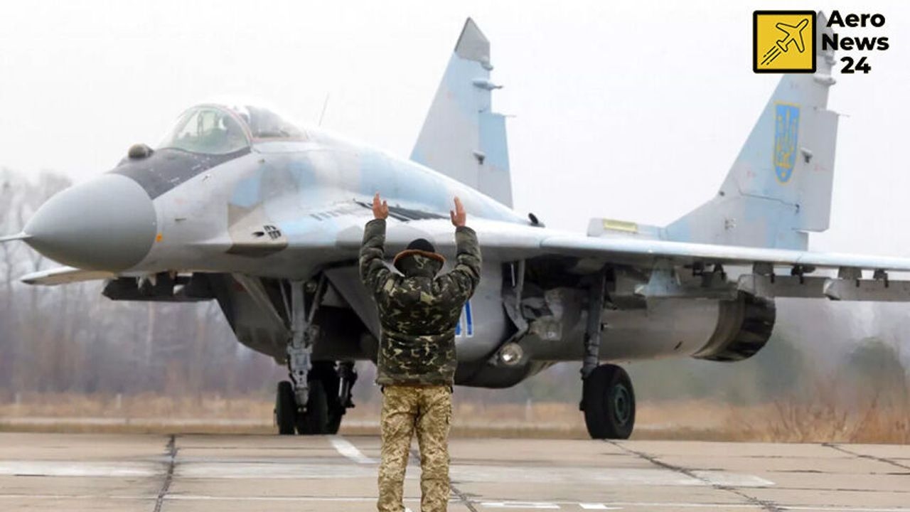 Ukrayna'ya ait MiG-29 savaş uçağı görev sırasında düştü