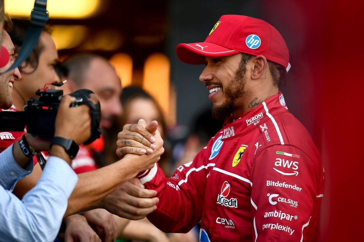 Hamilton: Meine erste Fahrt im Ferrari war emotionaler als jeder Test, den ich zu Beginn meiner Karriere hatte.