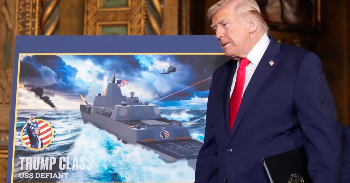 États-Unis. « Trump Class » : Donald Trump dévoile une nouvelle classe de navires de guerre... portant son nom