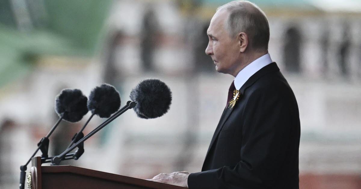 Конфликт. Парад 9 мая: «Вся» Россия поддерживает наступление на Украине, заявил Путин