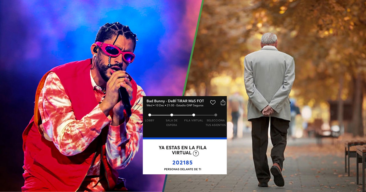 Man sluit zich aan in de virtuele wachtrij van Bad Bunny en komt 10 jaar later naar buiten met kleinkinderen en een universitaire graad.