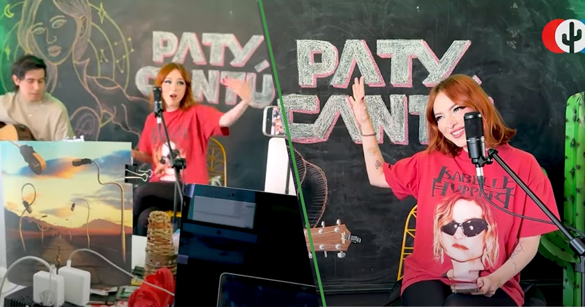 Paty Cantú Deforma stüdyosundaydı ve kalbimizi kazandı.