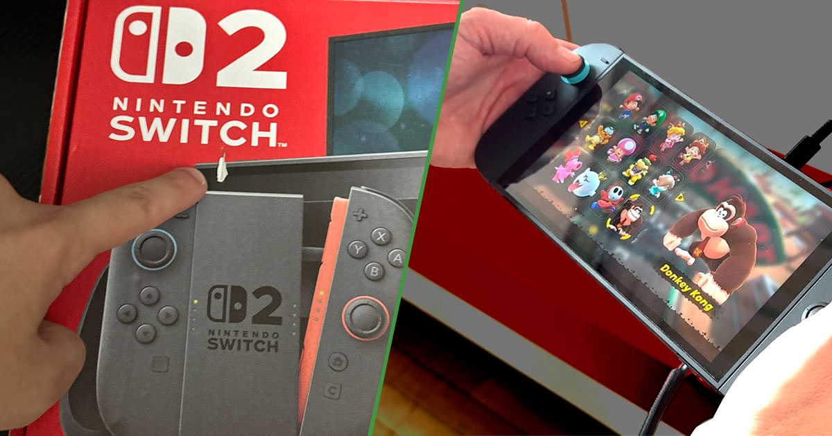 Ya les dieron el estrenón: usuarios reportan que sus Switch 2 tienen marcas de grapas