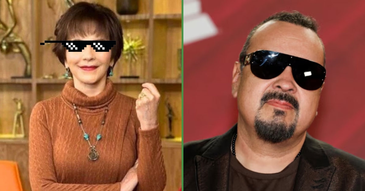 Pati Chapoy disse a Pepe Aguilar que "a infidelidade é de família" e que ele não gostou nada disso.