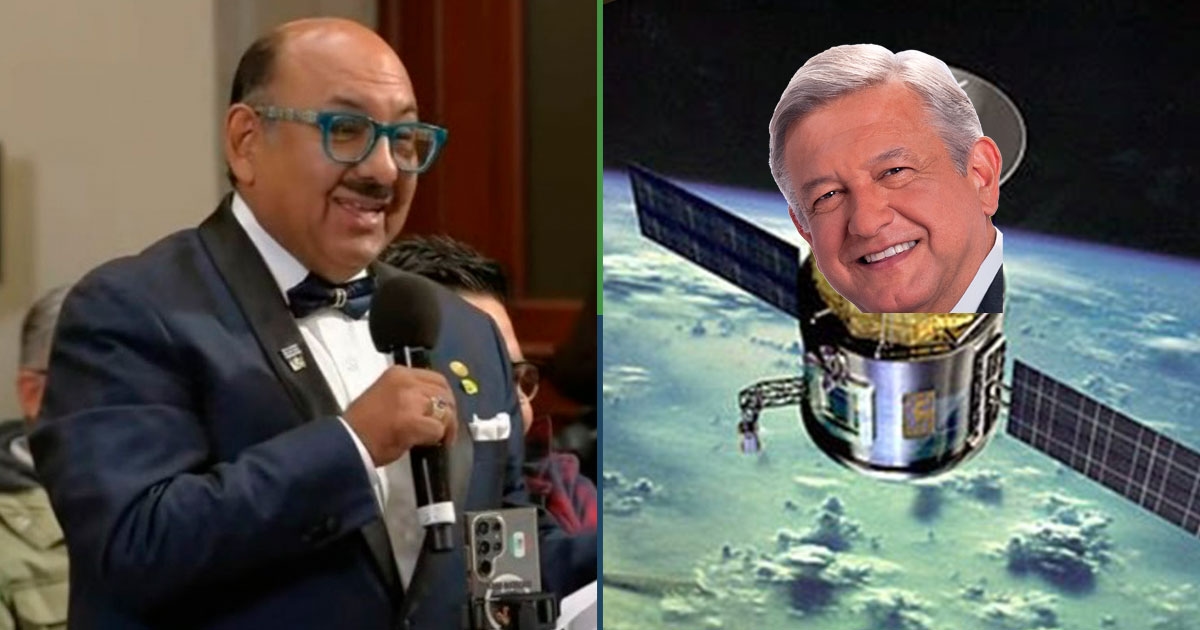 Lord Molecule propõe que o novo satélite mexicano seja chamado de "Sat-AMLO"