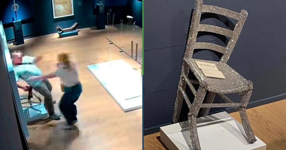 Perdeu a outra orelha: Turista quebra cadeira de Van Gogh após tirar foto