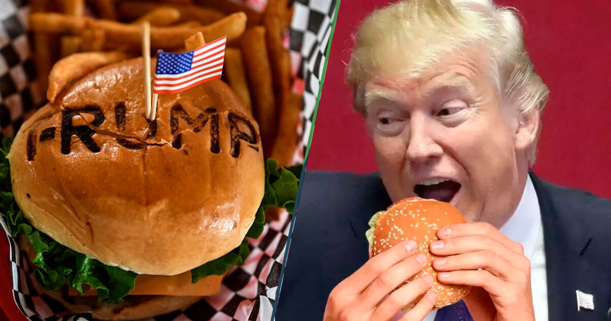 Una catena di ristoranti americana lancia un hamburger ispirato a Trump... e la cosa peggiore è che è un successo