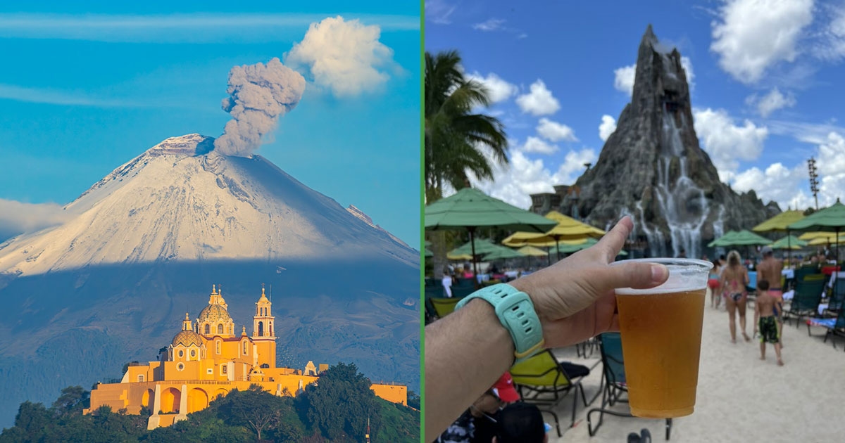 They suggest that Popocatépetl's fumaroles are smoke signals to ask for chelas.