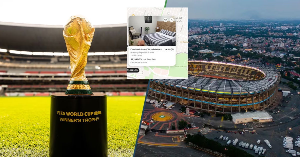 Peor que Polanco: cuartos de Airbnb para el Mundial ya están en 10 mil pesos