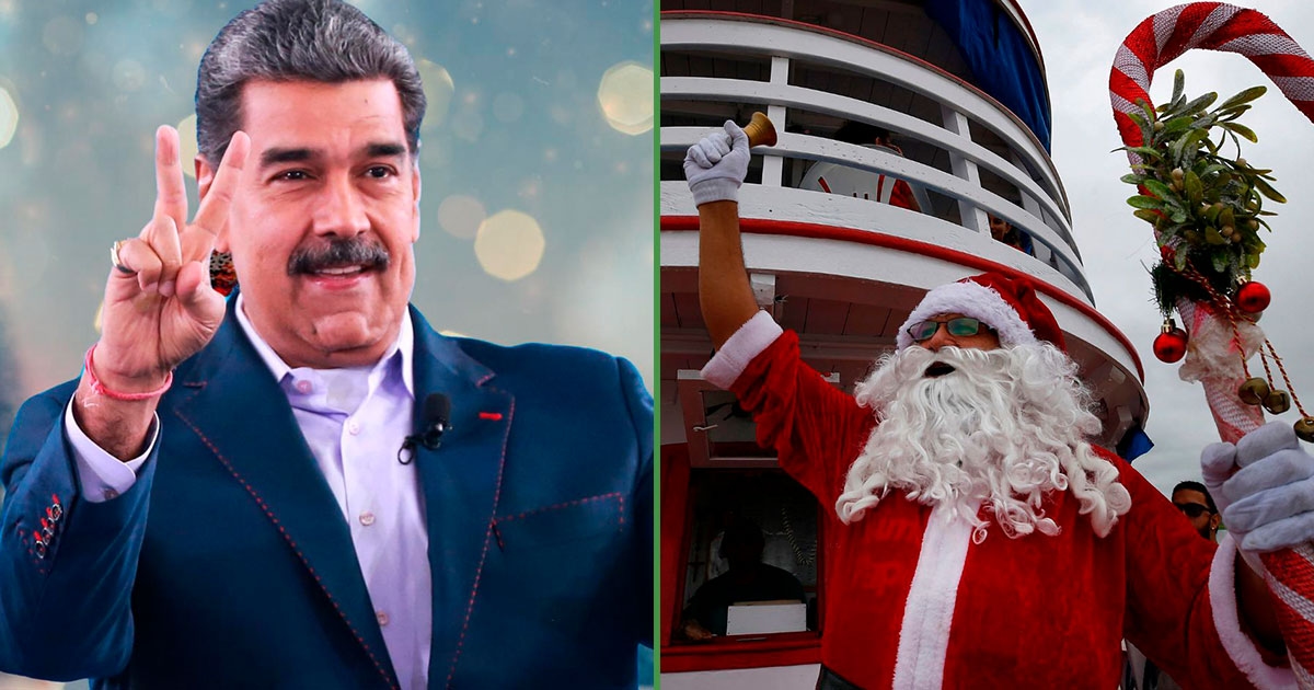 O mágico fez de novo: Maduro antecipa o Natal para outubro.