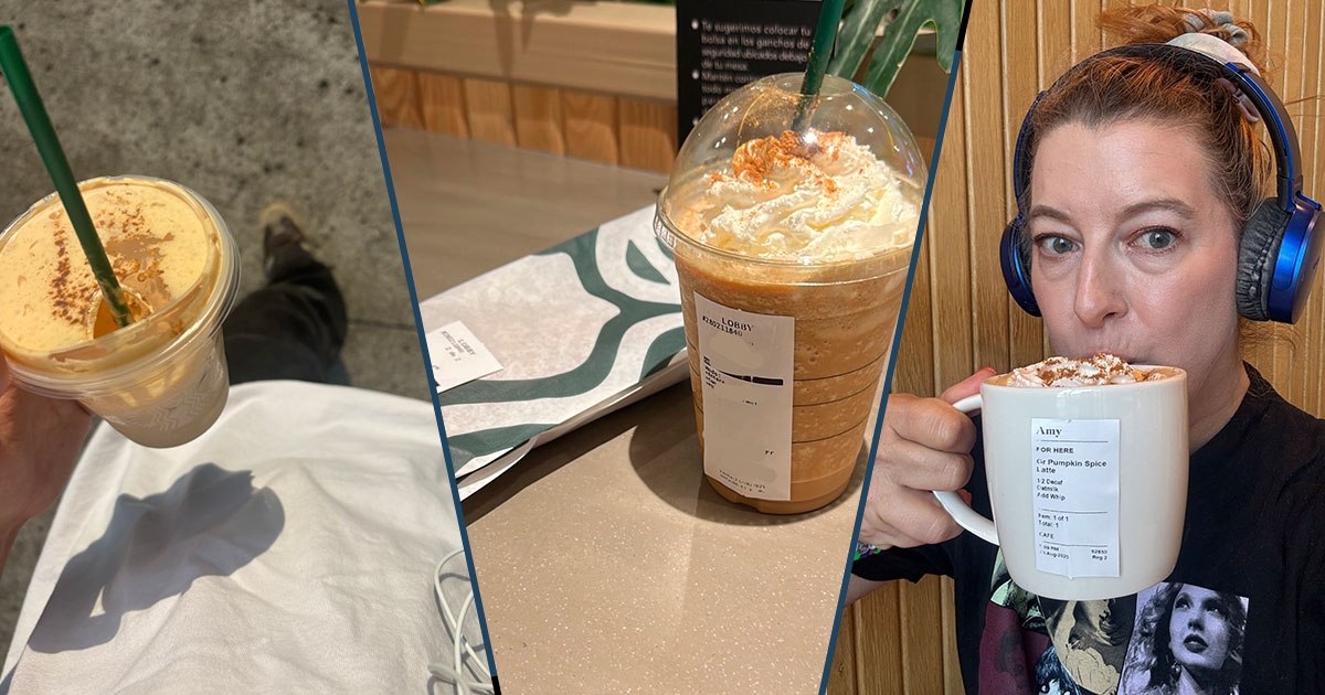 A chegada da Spice Pumpkin desencadeia um aumento descontrolado de selfies nas redes sociais.