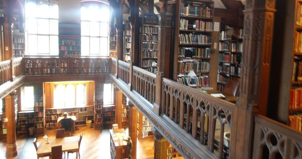 The 130-year-old UK library that's one of a kind - from beds to scones