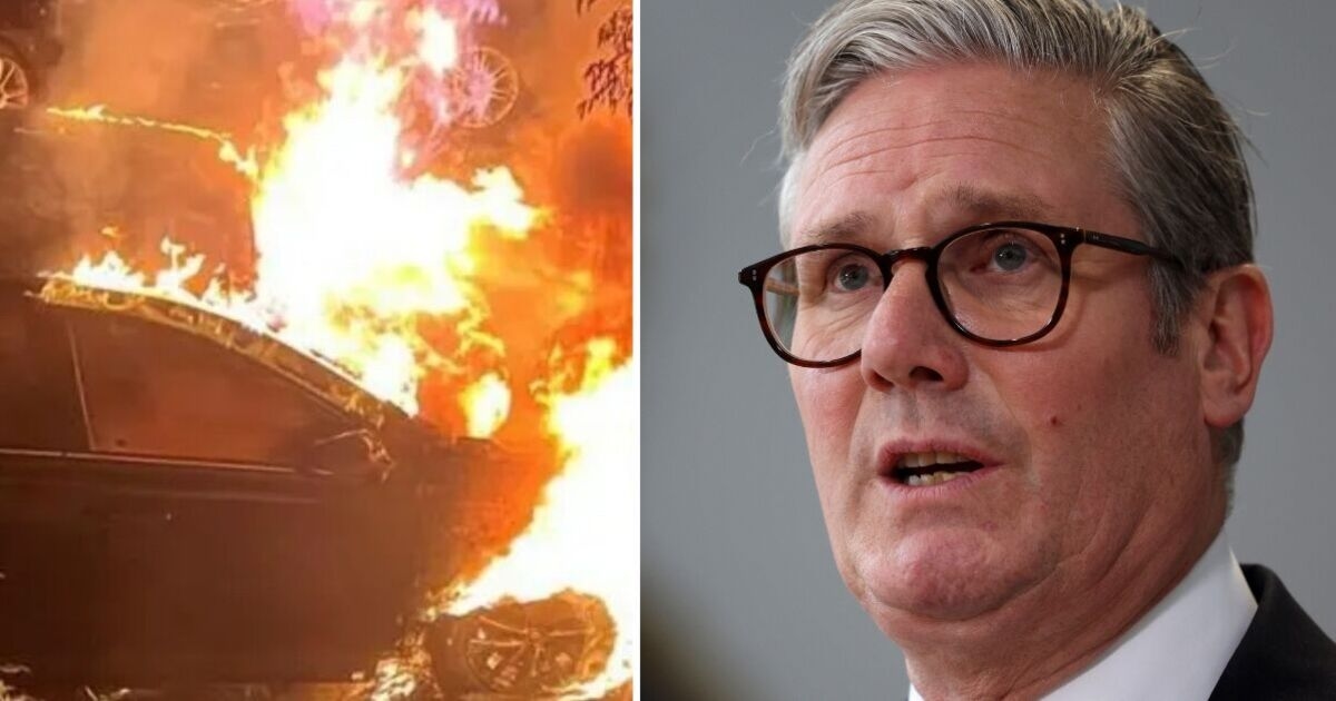 Großbritannien untersucht „mögliche Verbindung zu Russland“ zu den Brandanschlägen von Keir Starmer, während drei Angeklagte angeklagt werden