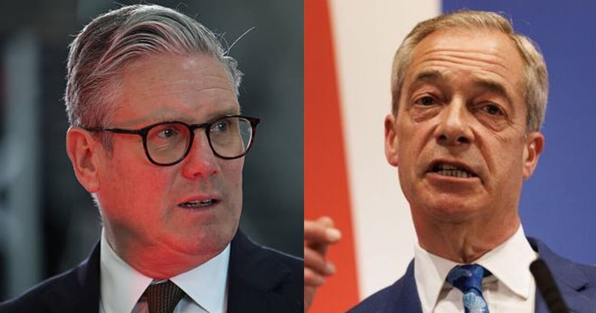 Keir Starmer se enfurece com Nigel Farage em discurso furioso - 'Alarmismo!'
