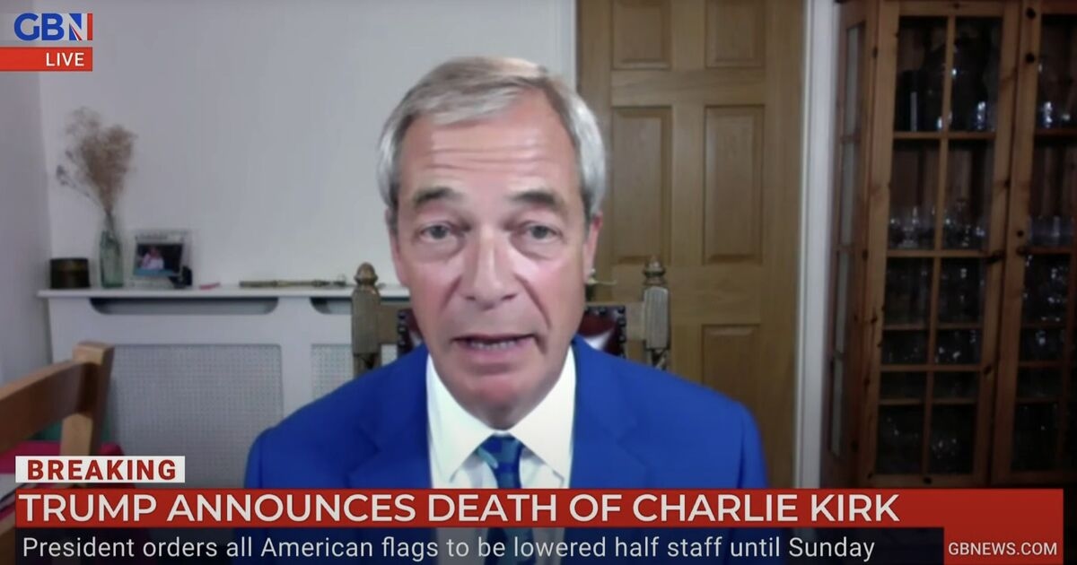 Nigel Farage, 'arkadaş' Charlie Kirk'ün öldürülmesine duygusal bir övgüde bulundu