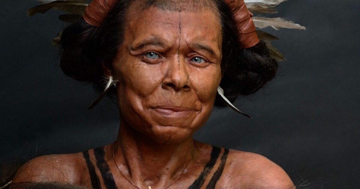Wissenschaftler haben das Gesicht einer 10.000 Jahre alten Frau in einer unglaublichen Rekonstruktion enthüllt