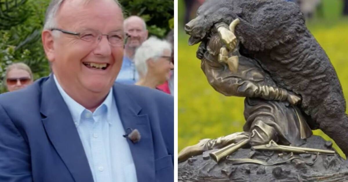 Gast der Antiques Roadshow lacht, obwohl der Wert russischer Bronze aufgrund eines Fehlers halbiert wurde