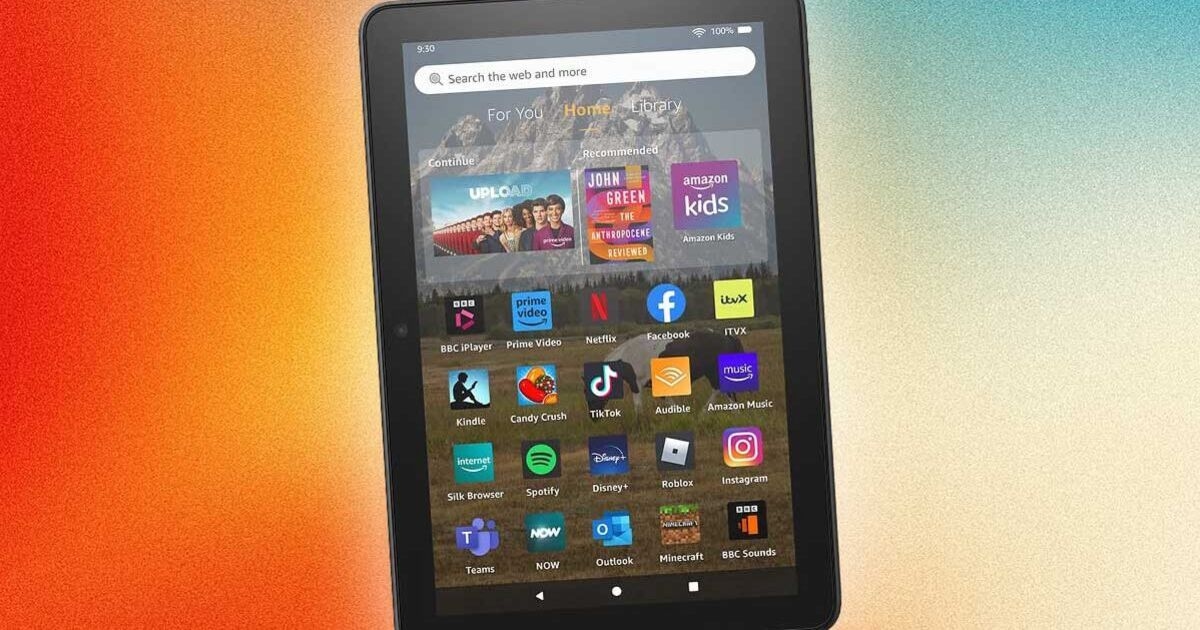 Das Android-Tablet von Amazon ist für begrenzte Zeit zum halben Preis für weniger als 45 £ erhältlich