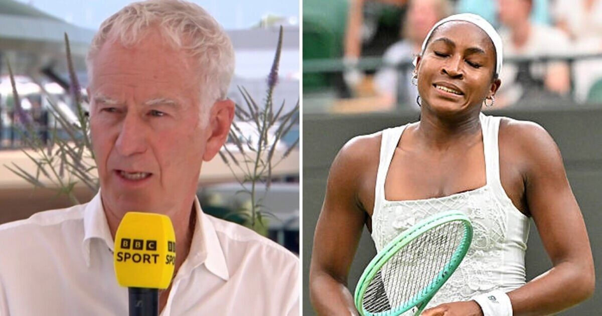 Wimbledon EN DIRECT : John McEnroe réprimande un expert de la BBC après que Coco Gauff a été expulsée du court