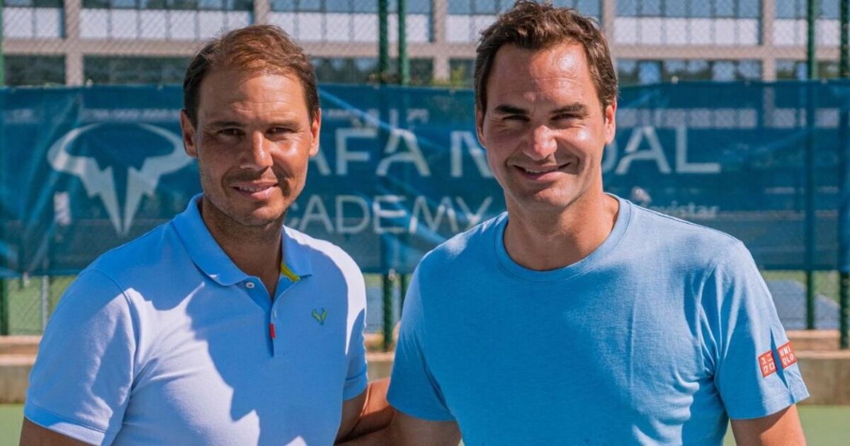 Roger Federer si riunisce con Rafael Nadal mentre la leggenda di Wimbledon e sua moglie fanno un viaggio speciale