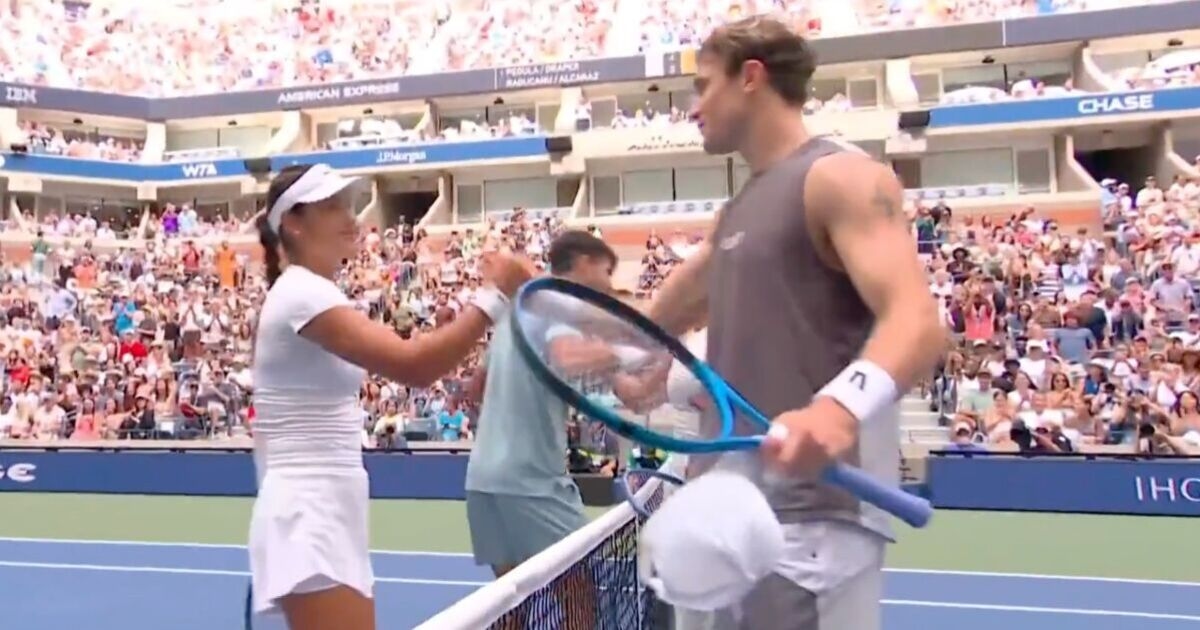 US Open LIVE: Emma Raducanu in awkward exchange as Jack Draper scolded by fellow player