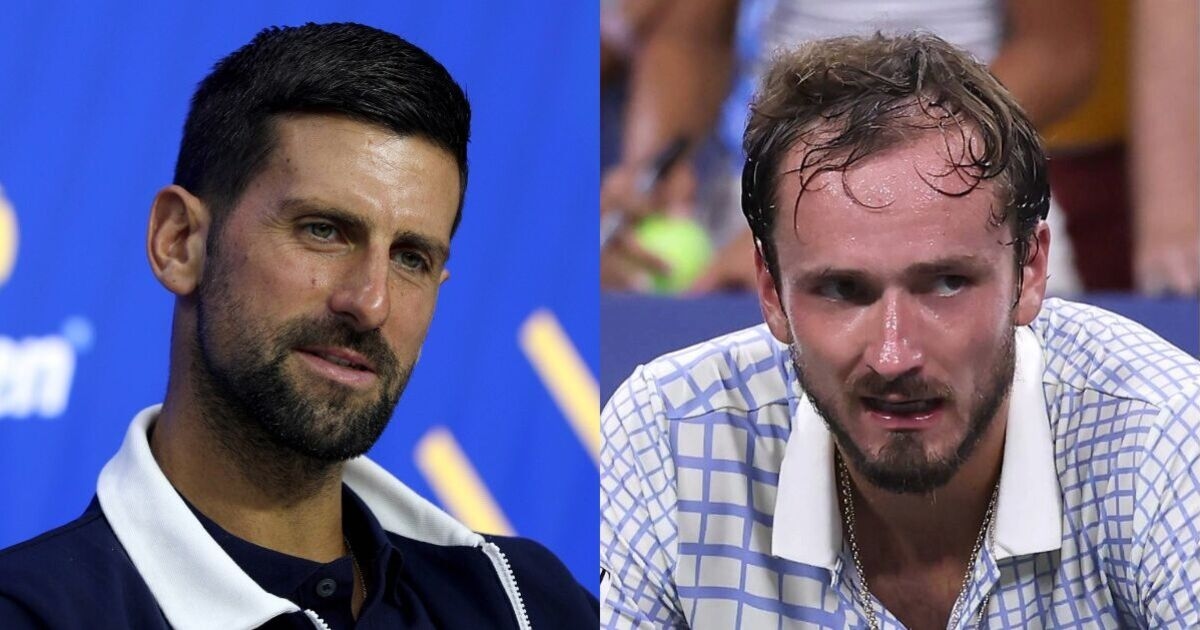 US Open EN VIVO: Novak Djokovic muestra una terrible lesión mientras Medvedev es atacado por su rival