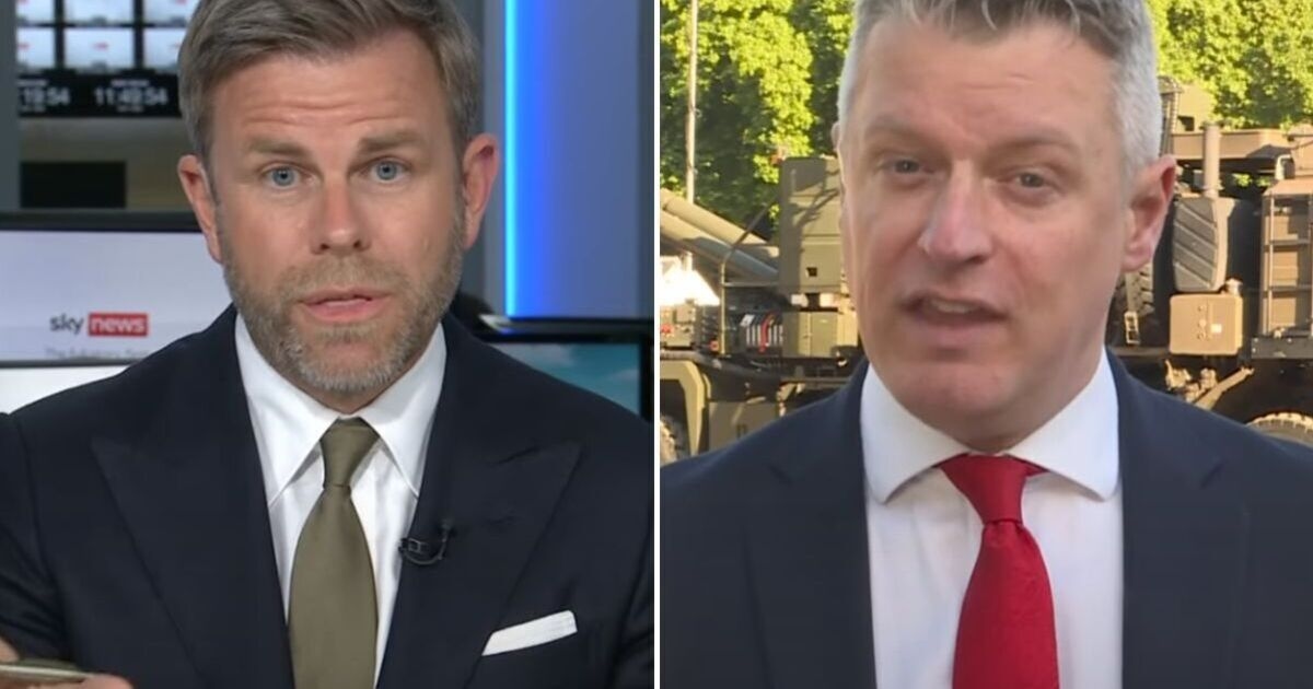 Il momento in cui il ministro laburista viene fatto a pezzi nell'incidente d'auto di Sky News