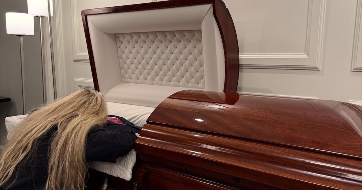 Charlie Kirk's wife, Erika, shares heartbreaking moment she collapses by his coffin