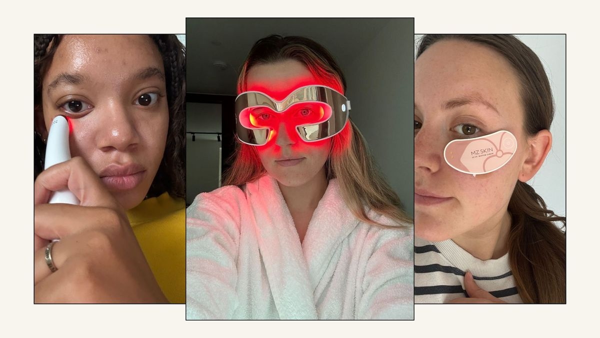 Estamos en una misión para eliminar nuestras ojeras: estas máscaras LED para ojos han cambiado el juego