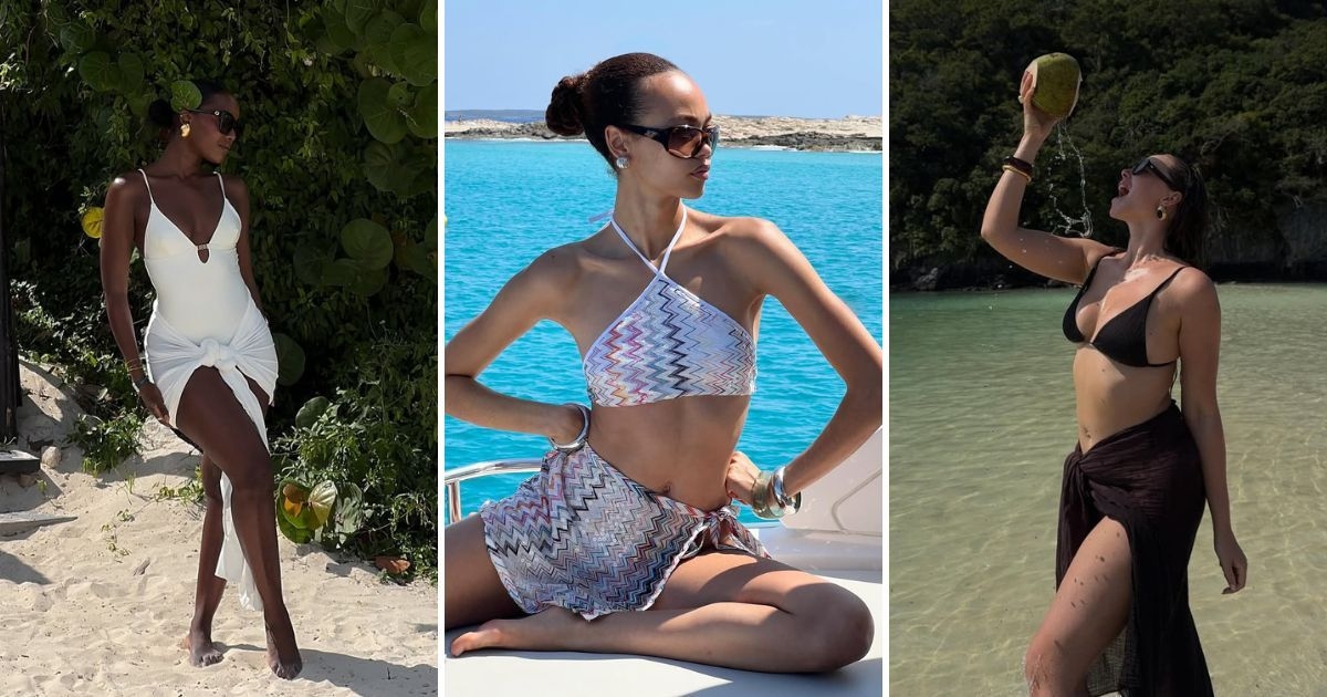 Deshalb sollten Sie diesen Sommer Sarongs tragen – das am meisten unterschätzte und vielseitigste Überkleid überhaupt