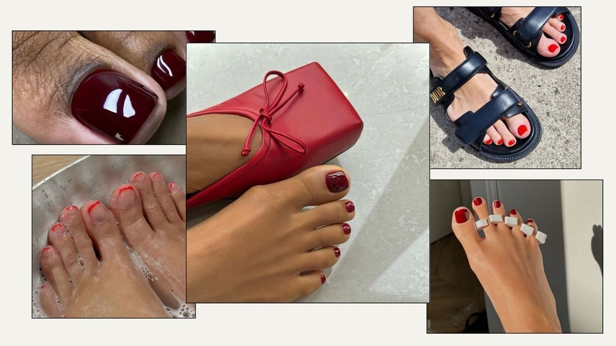 Pedicure Trends Come And Go, But This Classic Colour Will Always Reign Supreme