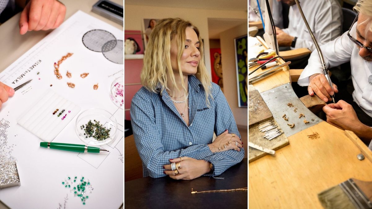 Milka Karaağaçlı İnce on Her 9-to-5 as Founder and Creative Director of her fine jewellery label Kismet By Milka