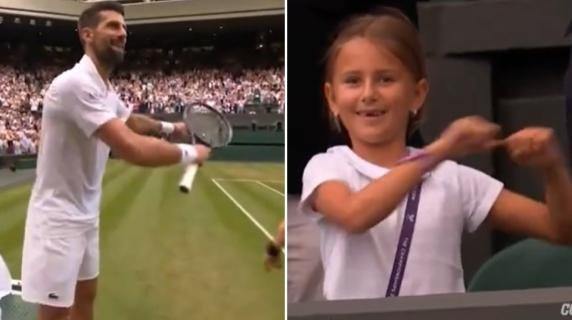 Il balletto di Djokovic con la figlia: cos'è il Pumpaj