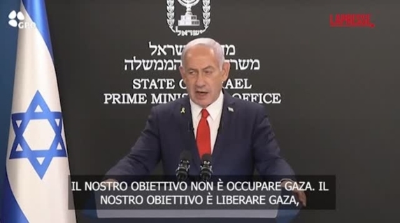 Netanyahu: "Amaç Gazze'yi işgal etmek değil, onu özgürleştirmek."
