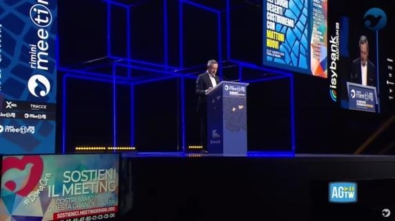 Draghi: «Europa fue espectadora mientras se intensificaba la masacre en Gaza».