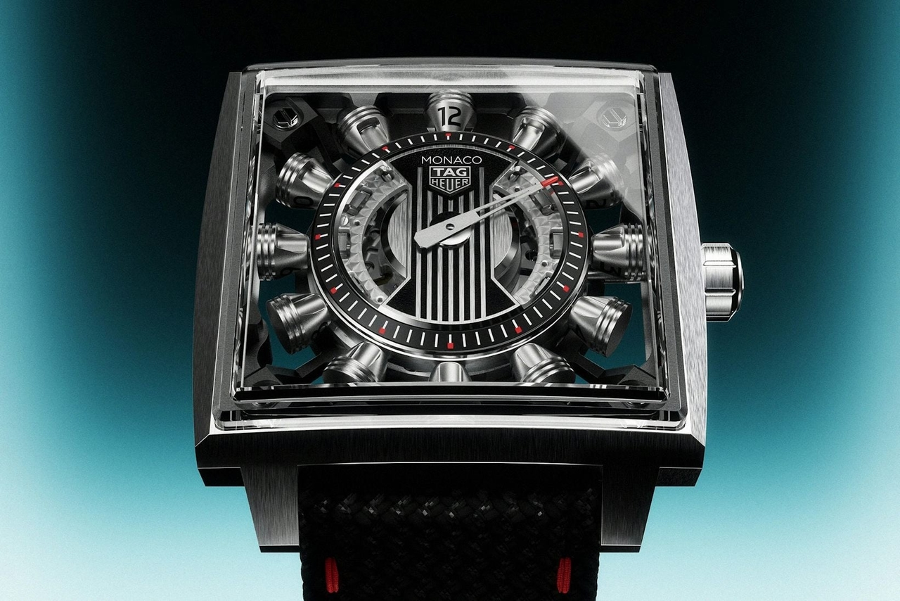 TAG Heuer Turned The Monaco Into A 12 Cylinder Watch