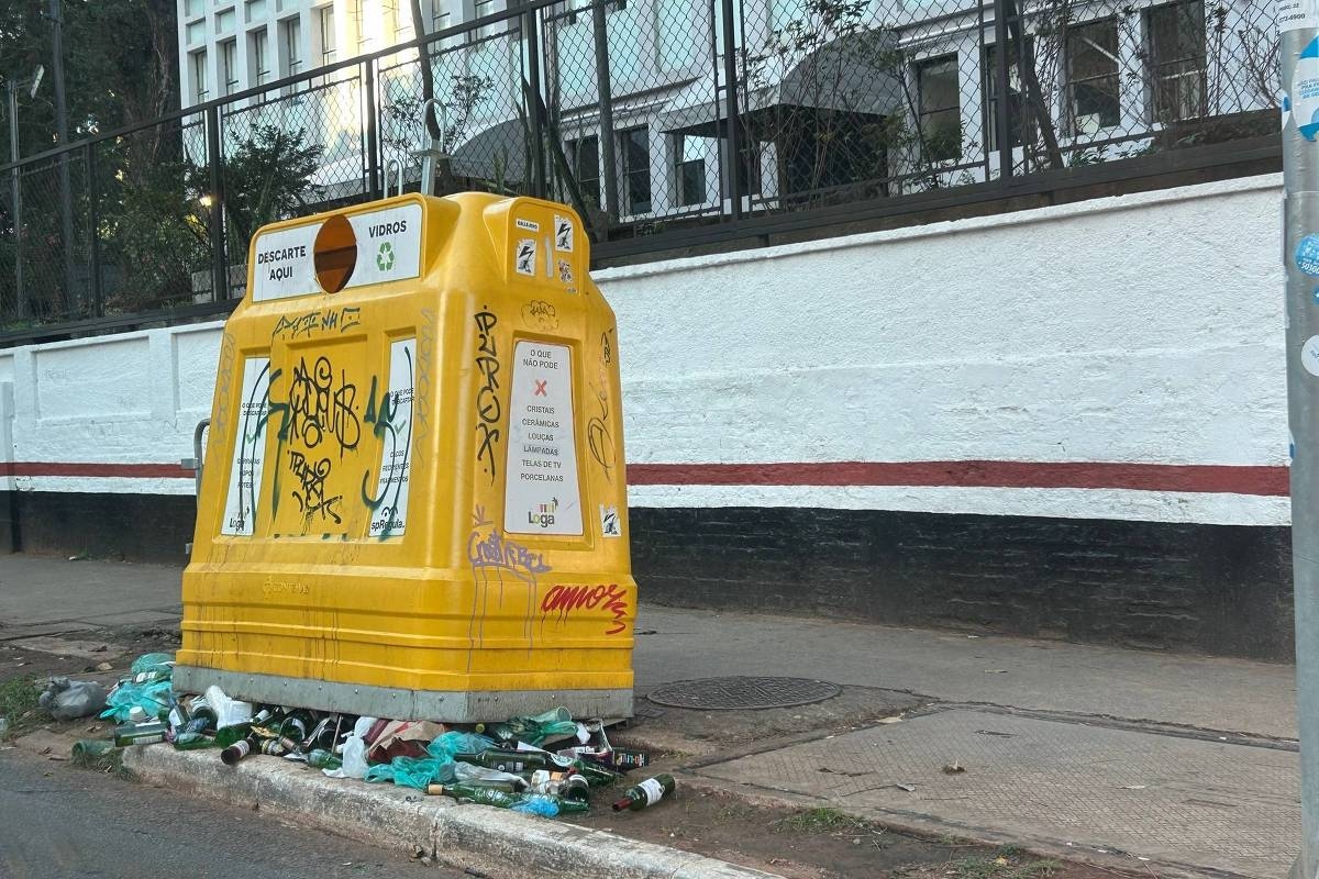 Glasverzamelaars in SP hebben last van slechte hechting en vandalisme
