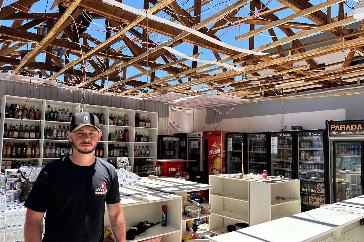 Владельцы бизнеса сталкиваются с неопределенностью после разрушительного торнадо в Риу-Бонито-ду-Игуасу (ПНР)