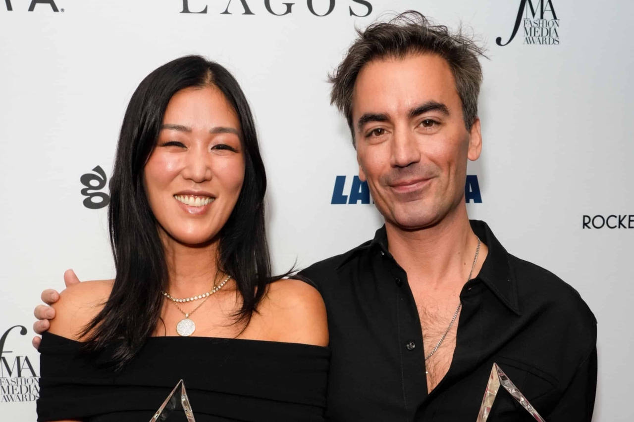 Laura Kim e Fernando Garcia escono da Oscar de la Renta