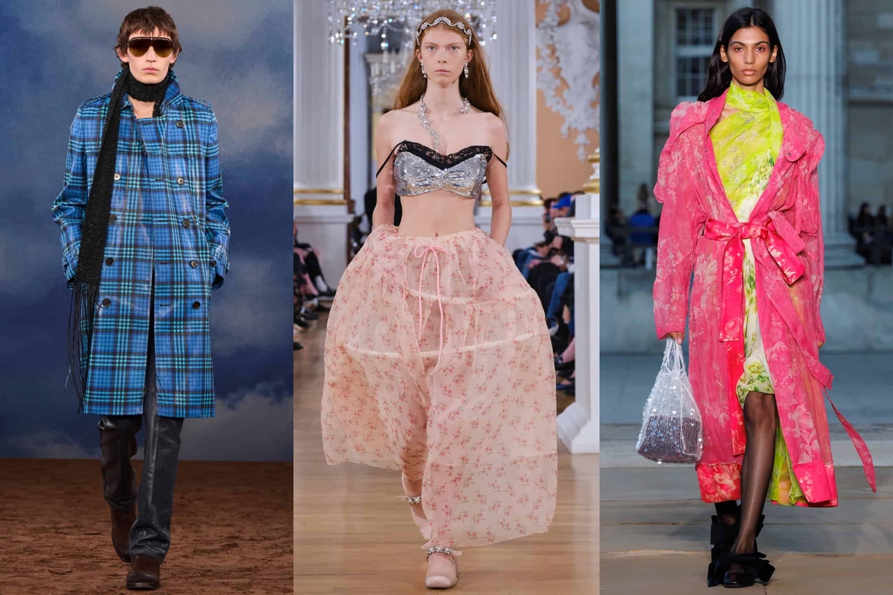 Burberry, Simone Rocha, And More Romantically Rebel At London Fashion Week
