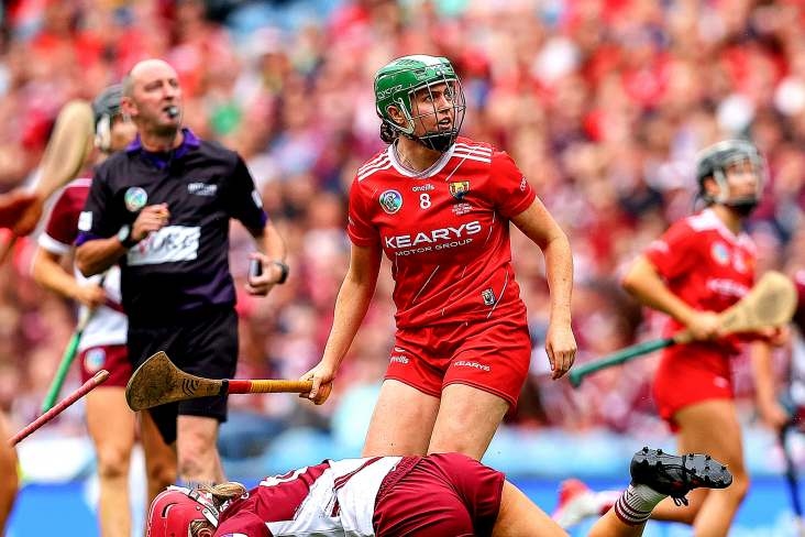 Watch: Looney sees red as Cork go in trailing Galway at half-time