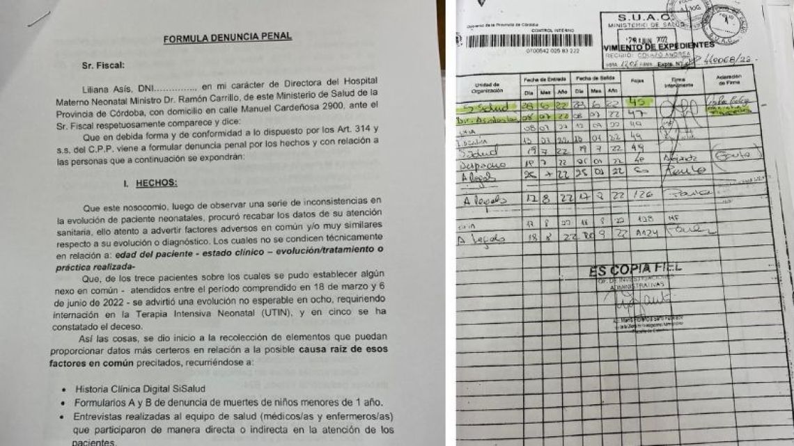 O que diz a reclamação escrita que nunca chegou aos tribunais?