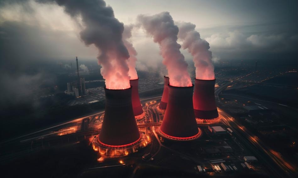 France shuts down nuclear power plant. River with temperature of 28 degrees