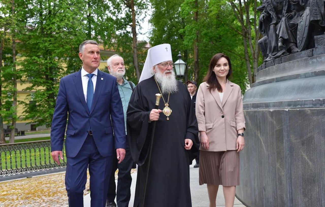 Slav yazısının 1.160. yıldönümü dolayısıyla Veliky Novgorod'da koro konseri düzenlendi.