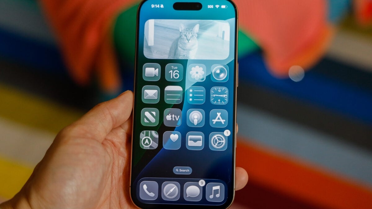 Deze optische illusie van vloeibaar glas op iOS 26 maakt me gek