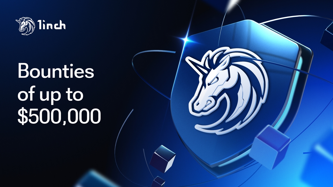 1inch führt erweiterte Bug-Bounties mit Belohnungen von bis zu 500.000 US-Dollar ein