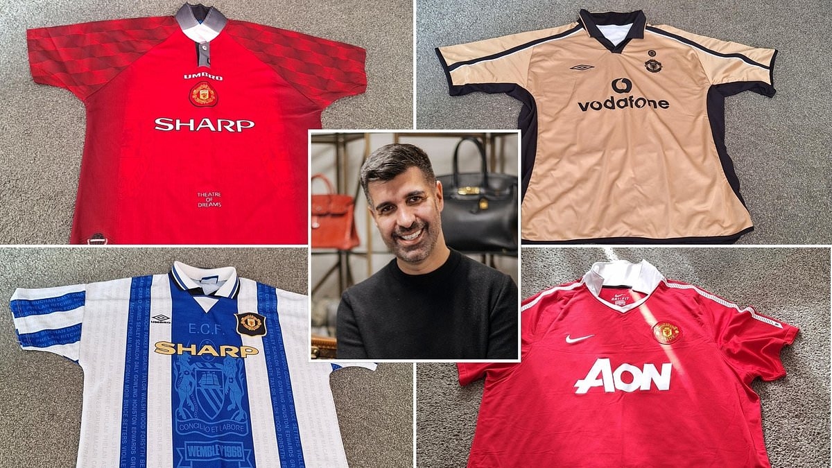 ¿Cuánto vale nuestra colección de camisetas del Manchester United? DAN HATFIELD responde