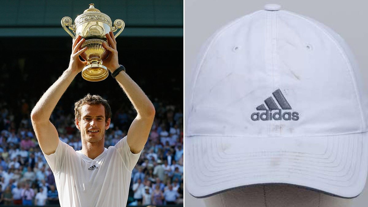 Andy Murray Wimbledon memorabilia goes up for auction
